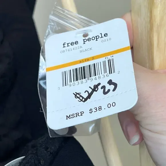 NWT Intimately Free People Here I Go Brami Lace Crop Top Small - Picture 5 of 5